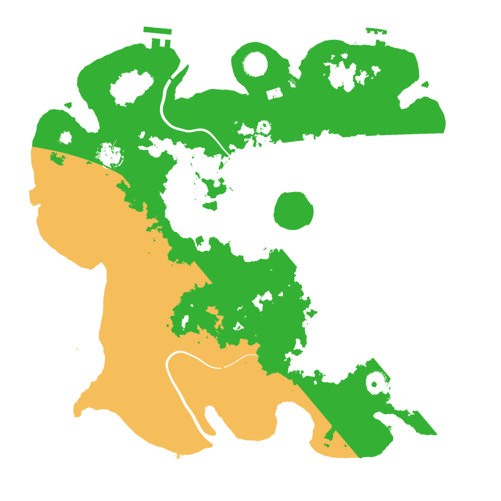 Biome Rust Map: Procedural Map, Size: 3600, Seed: 471238206