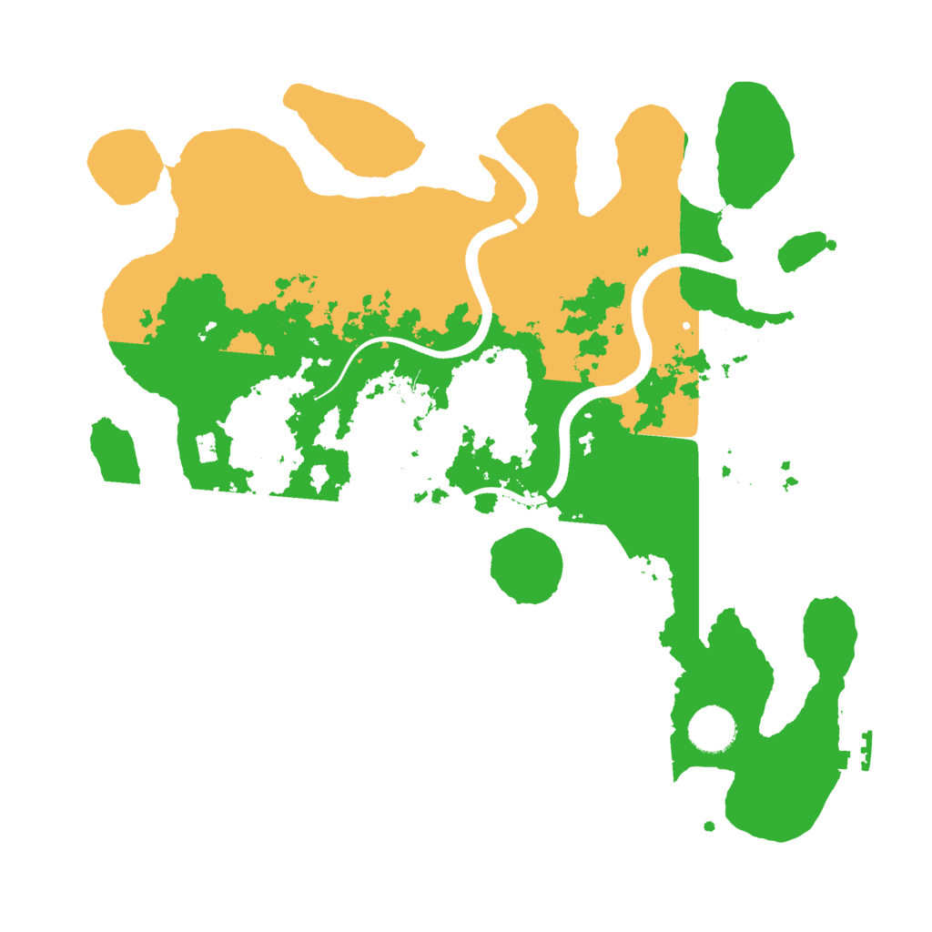 Biome Rust Map: Procedural Map, Size: 3500, Seed: 1713293414