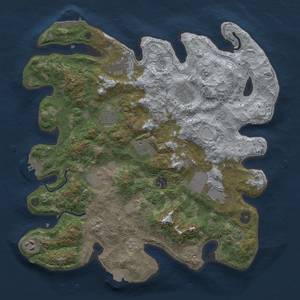 Thumbnail Rust Map: Procedural Map, Size: 3800, Seed: 748637518, 17 Monuments