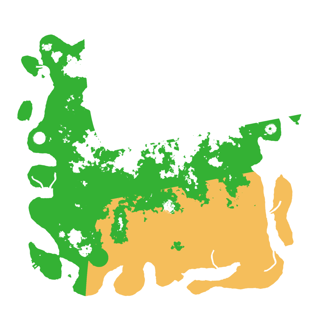 Biome Rust Map: Procedural Map, Size: 4500, Seed: 2014683395