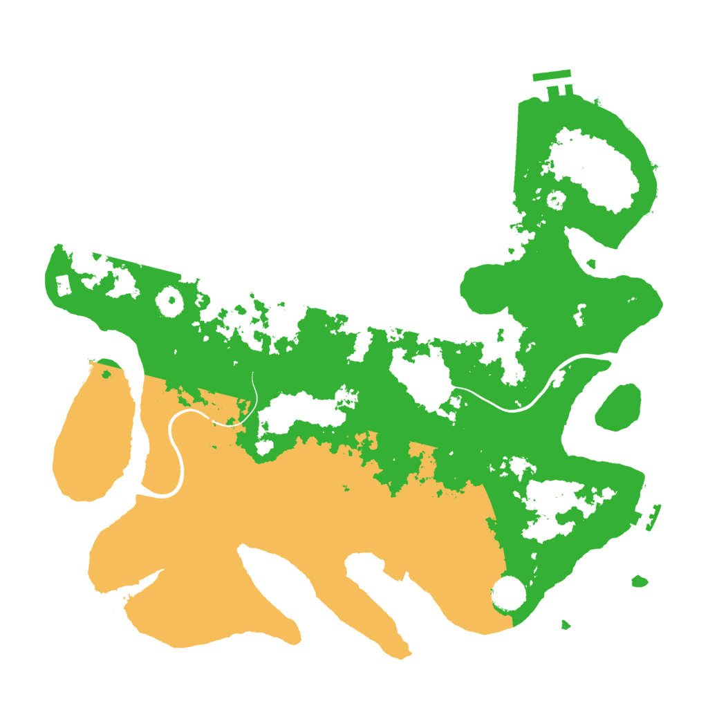 Biome Rust Map: Procedural Map, Size: 3750, Seed: 667624