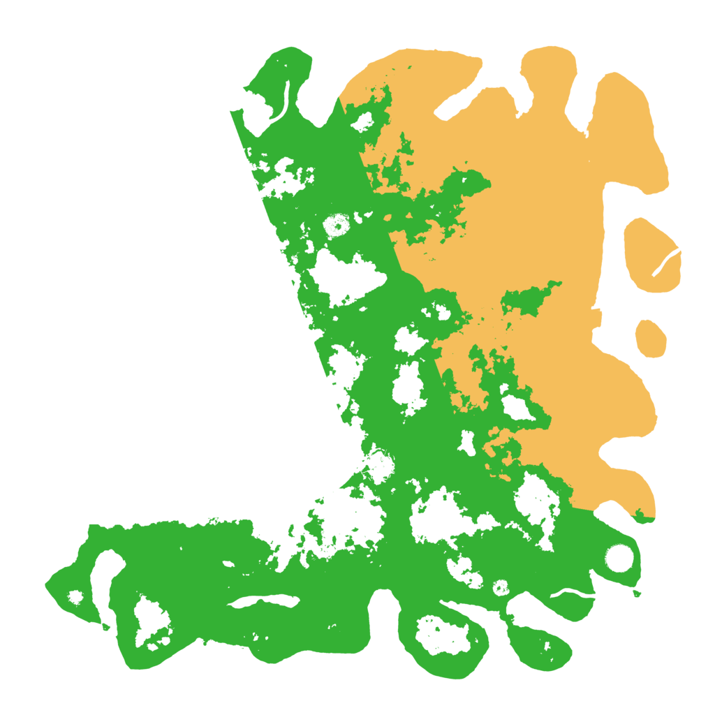 Biome Rust Map: Procedural Map, Size: 4500, Seed: 74478