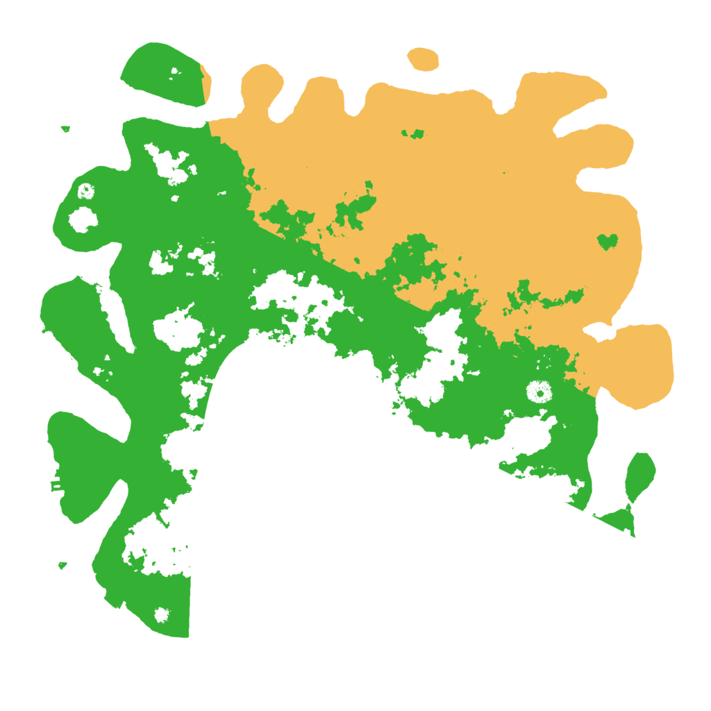 Biome Rust Map: Procedural Map, Size: 4350, Seed: 717735575