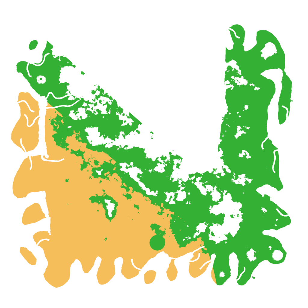 Biome Rust Map: Procedural Map, Size: 5250, Seed: 842631597