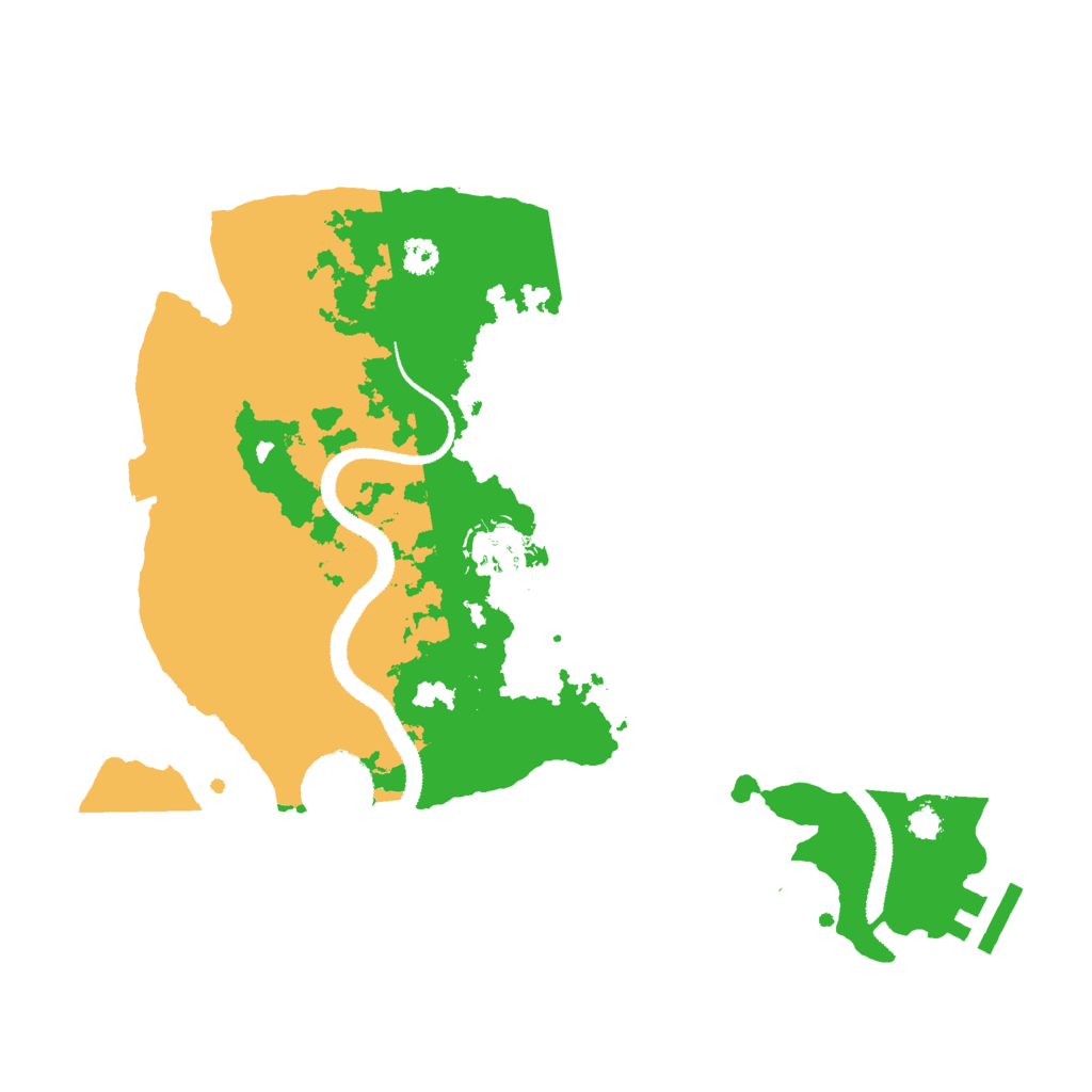 Biome Rust Map: Procedural Map, Size: 3000, Seed: 1675302014