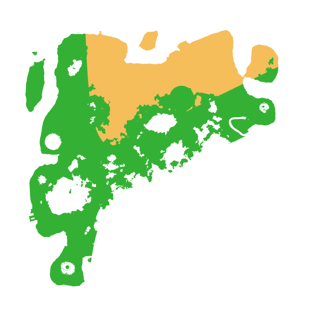 Biome Rust Map: Procedural Map, Size: 3500, Seed: 2087300052