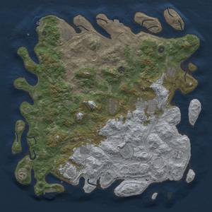 Thumbnail Rust Map: Procedural Map, Size: 4750, Seed: 134570710, 19 Monuments