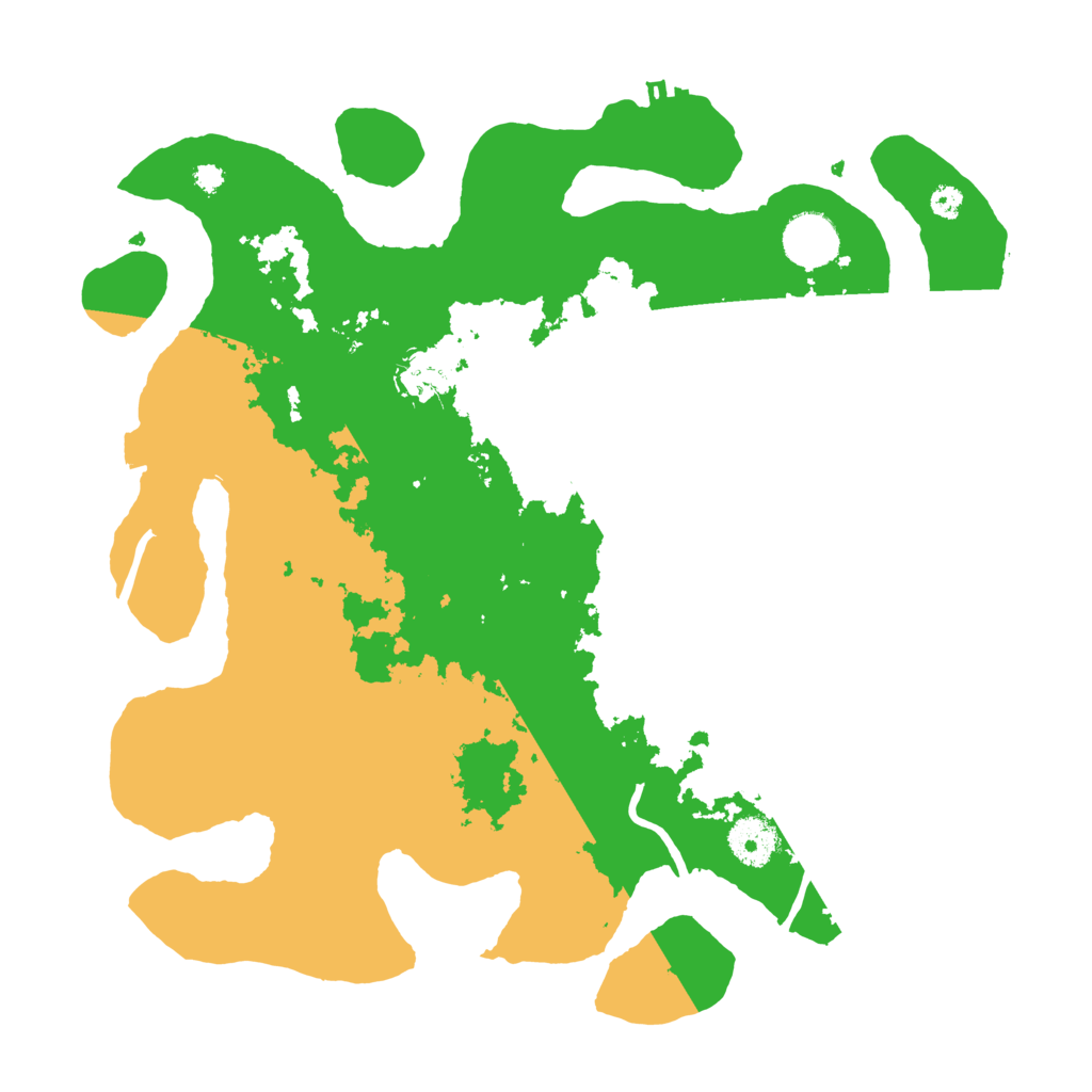 Biome Rust Map: Procedural Map, Size: 3500, Seed: 117739528