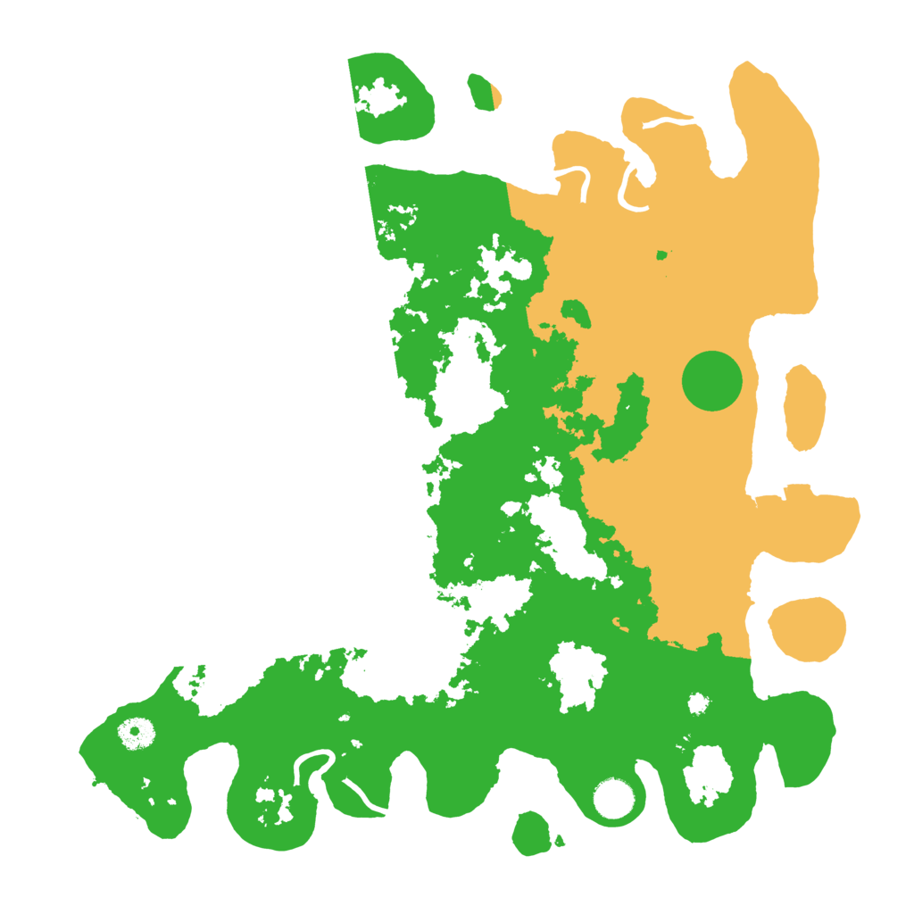 Biome Rust Map: Procedural Map, Size: 4000, Seed: 1111570611