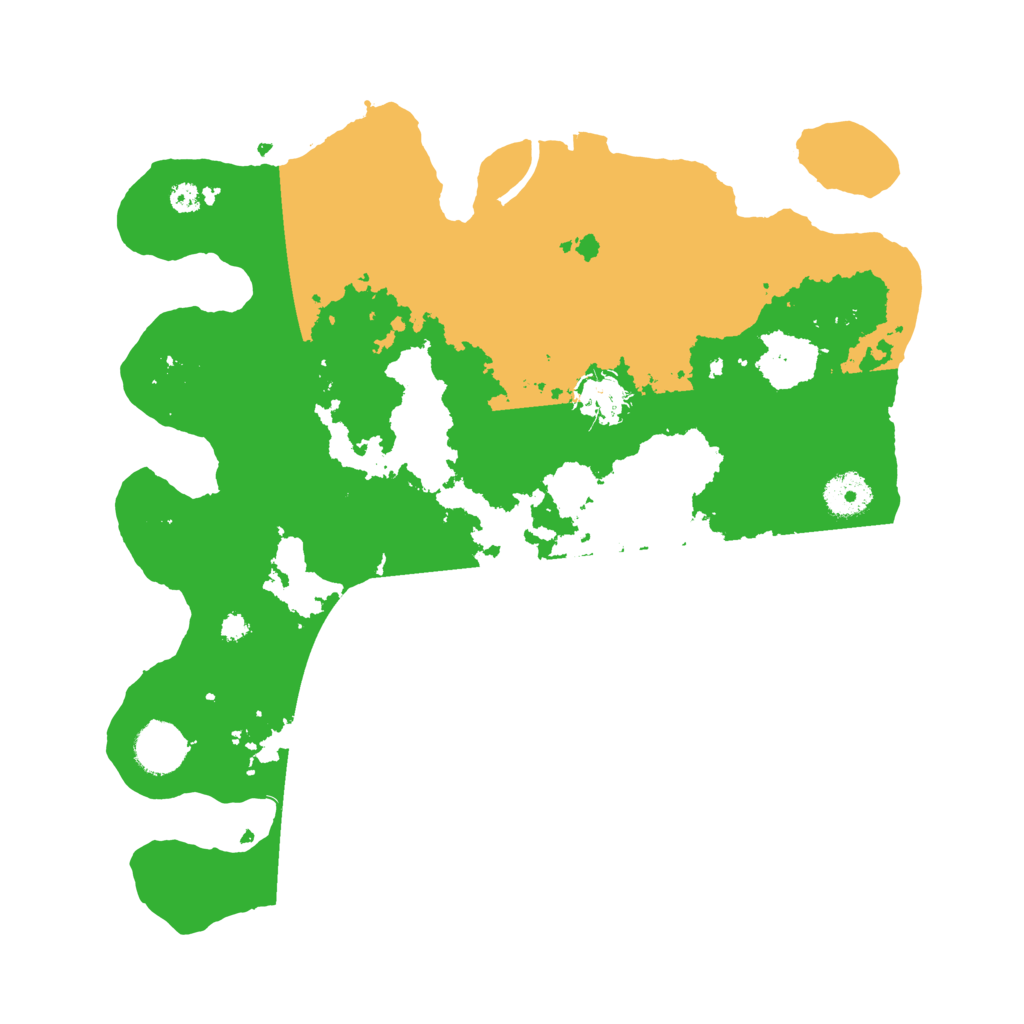 Biome Rust Map: Procedural Map, Size: 3500, Seed: 465777