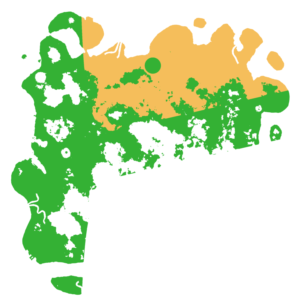 Biome Rust Map: Procedural Map, Size: 5000, Seed: 1936530409