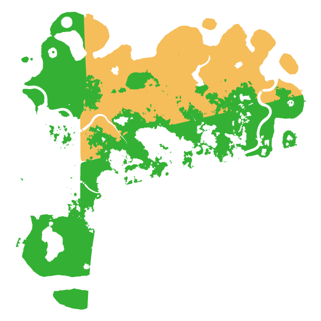 Biome Rust Map: Procedural Map, Size: 5000, Seed: 1936530409