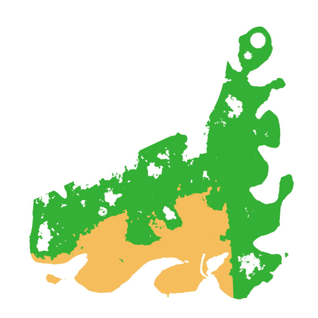 Biome Rust Map: Procedural Map, Size: 3650, Seed: 64544060