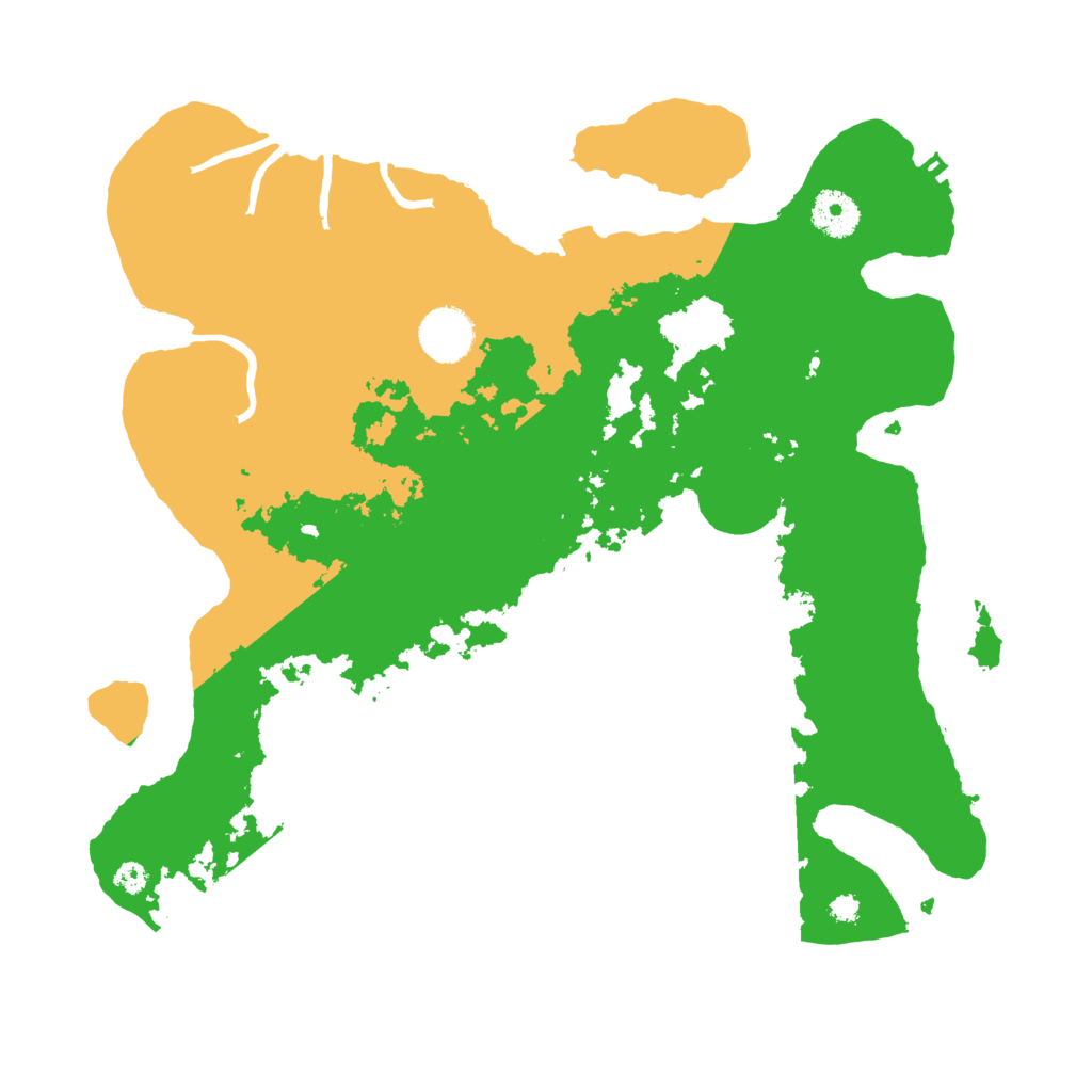 Biome Rust Map: Procedural Map, Size: 3500, Seed: 833665592