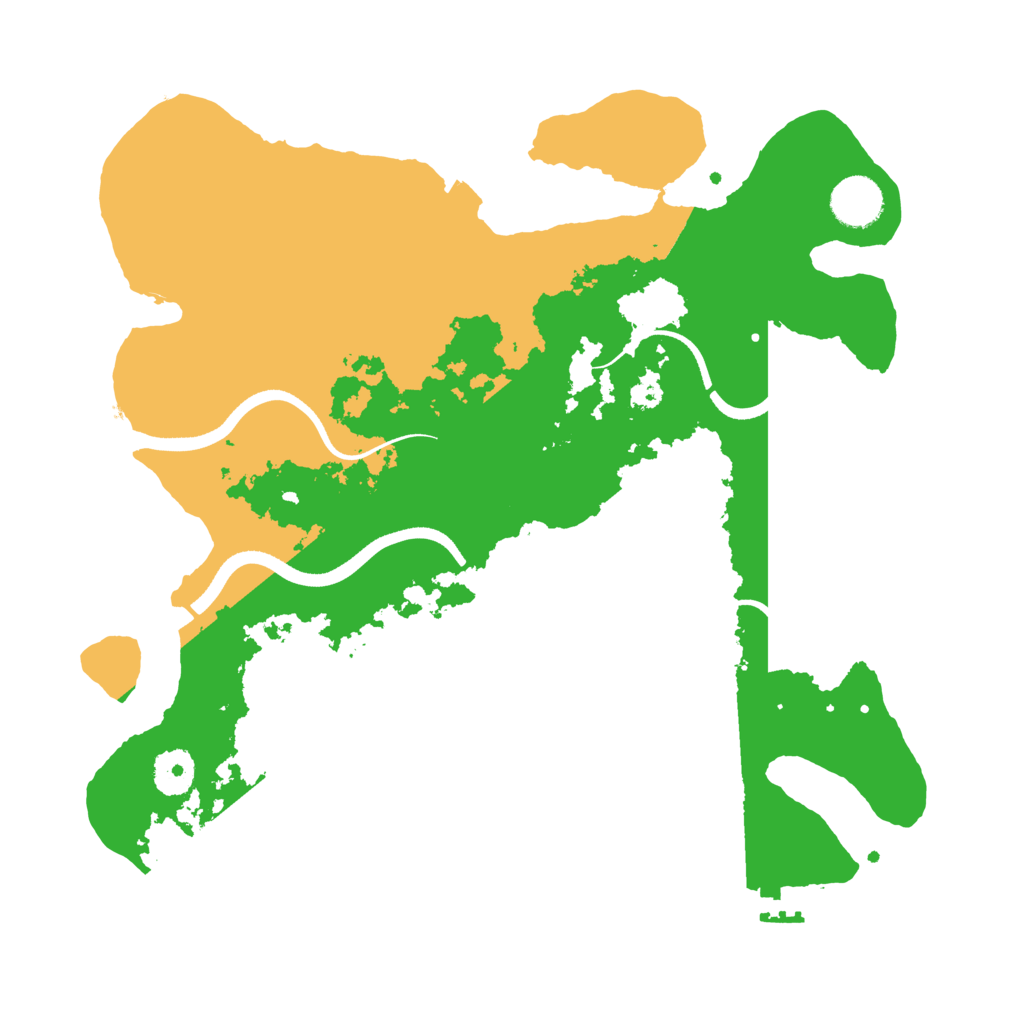 Biome Rust Map: Procedural Map, Size: 3500, Seed: 833665592