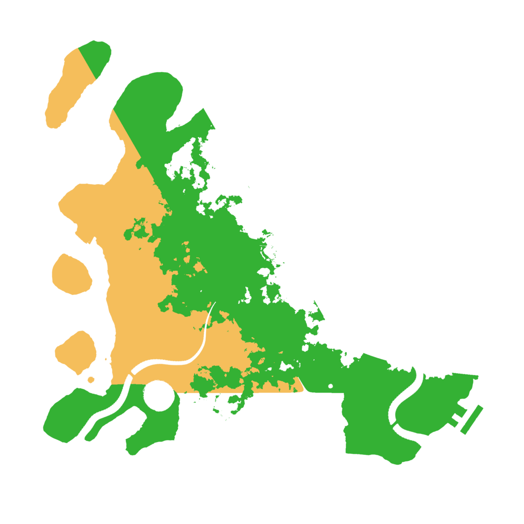 Biome Rust Map: Procedural Map, Size: 3277, Seed: 123