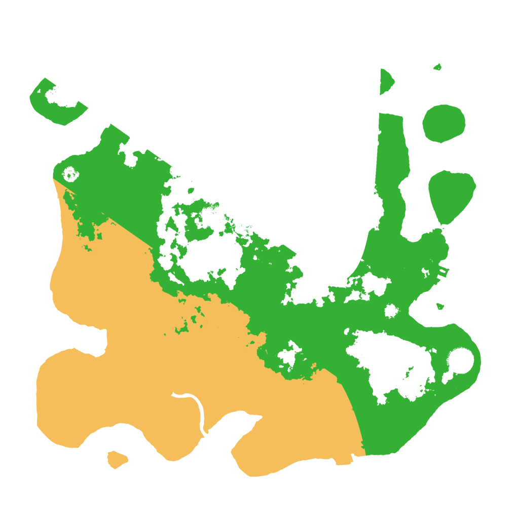 Biome Rust Map: Procedural Map, Size: 3500, Seed: 23711073