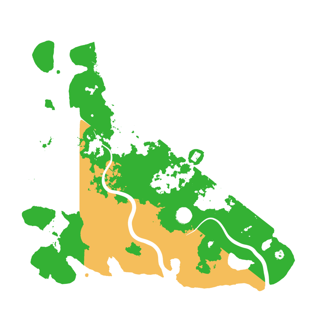 Biome Rust Map: Procedural Map, Size: 3500, Seed: 1102124045