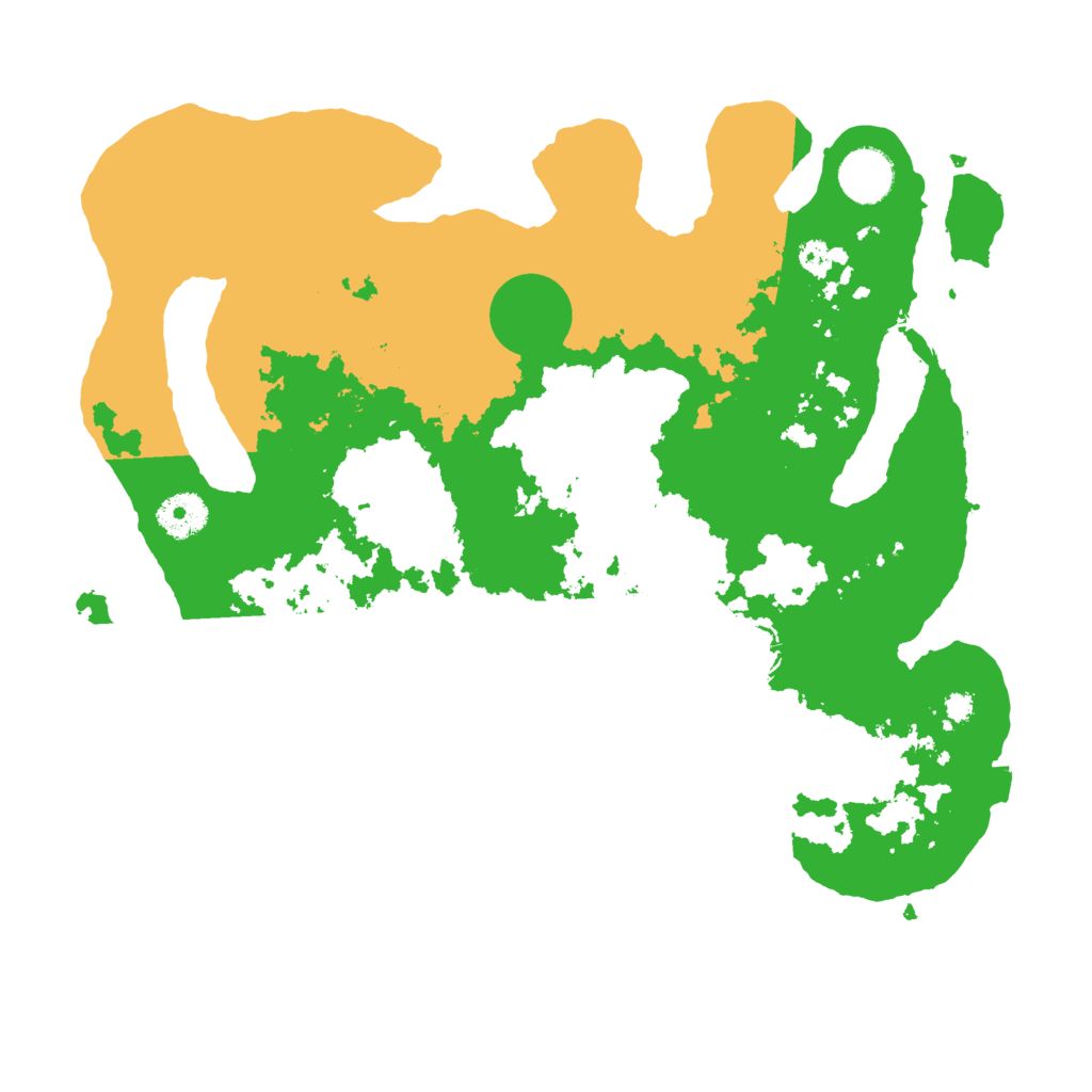 Biome Rust Map: Procedural Map, Size: 3500, Seed: 1107857159