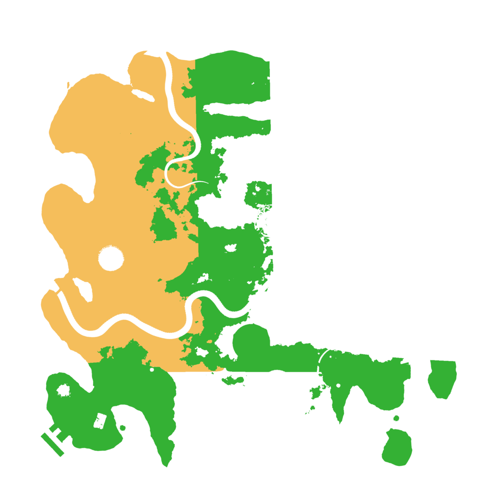 Biome Rust Map: Procedural Map, Size: 3500, Seed: 422625169
