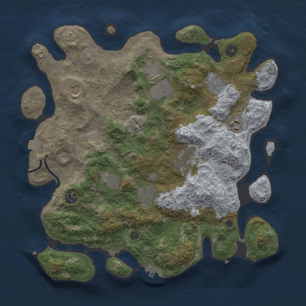 Rust Map: Procedural Map, Size: 3750, Seed: 20240620, 15 Monuments