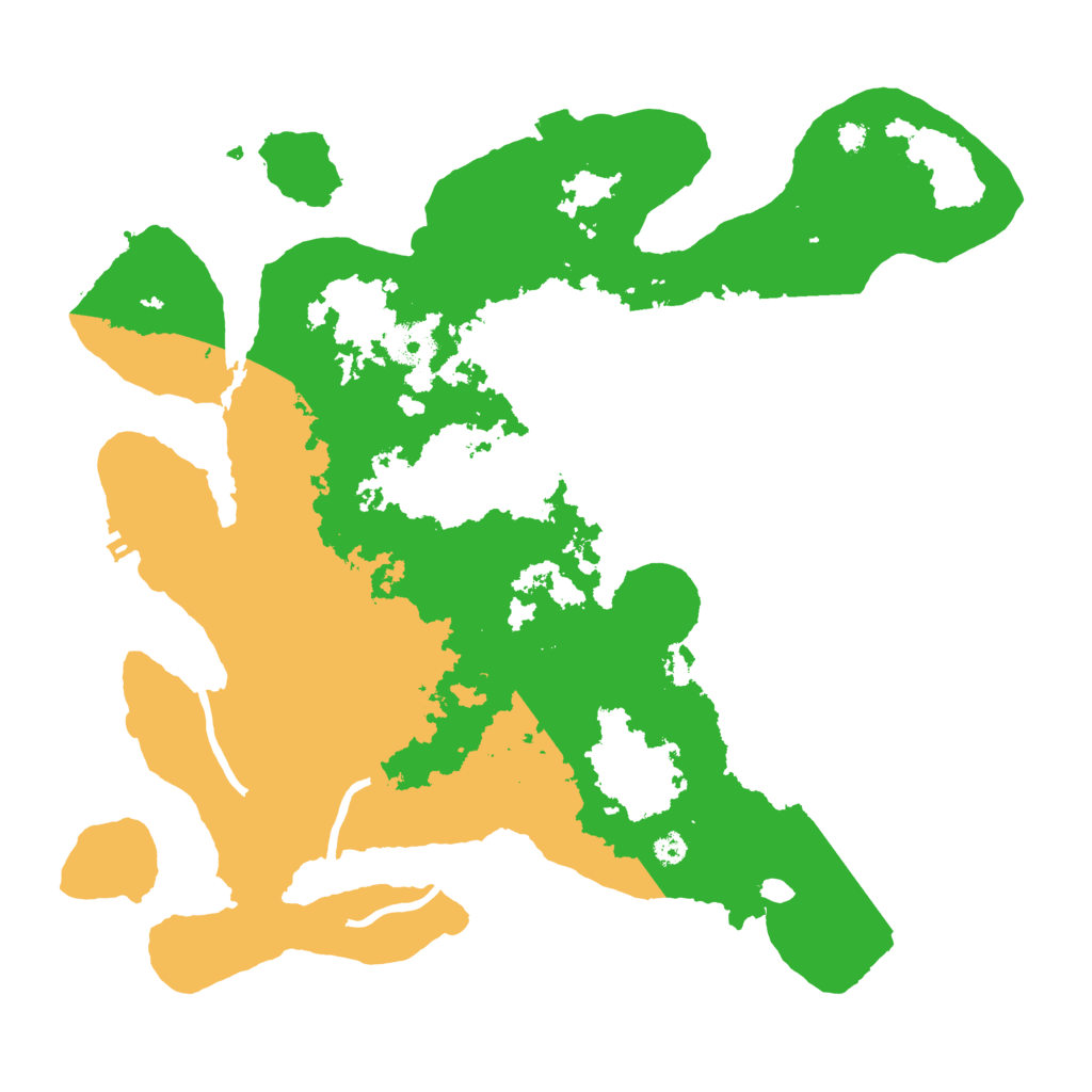 Biome Rust Map: Procedural Map, Size: 3500, Seed: 1352440256