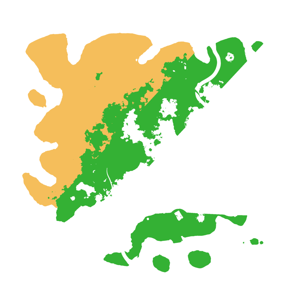 Biome Rust Map: Procedural Map, Size: 3500, Seed: 665190723