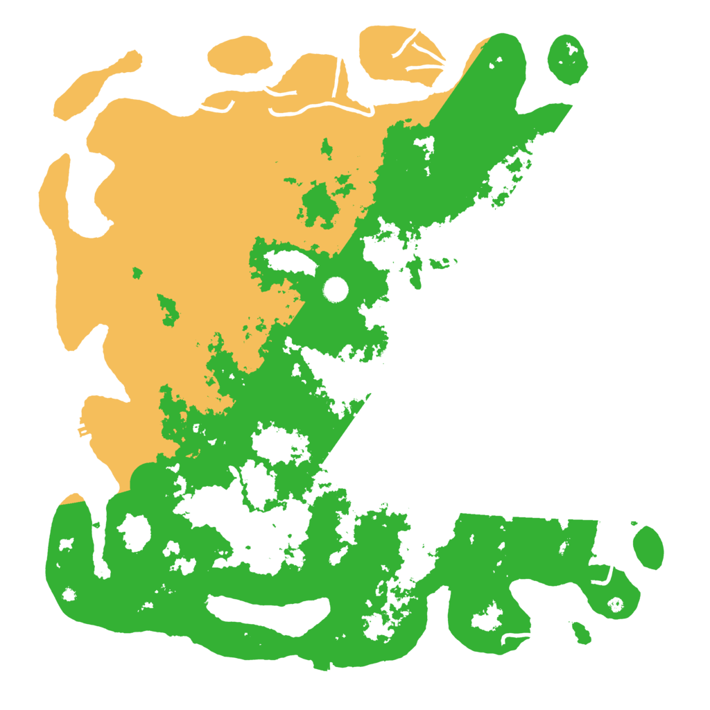 Biome Rust Map: Procedural Map, Size: 5000, Seed: 266159195