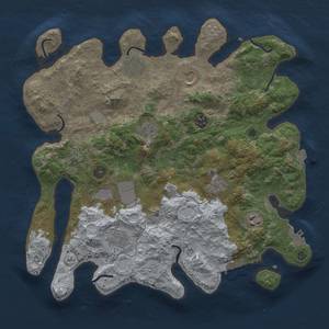 Thumbnail Rust Map: Procedural Map, Size: 3750, Seed: 229766, 18 Monuments