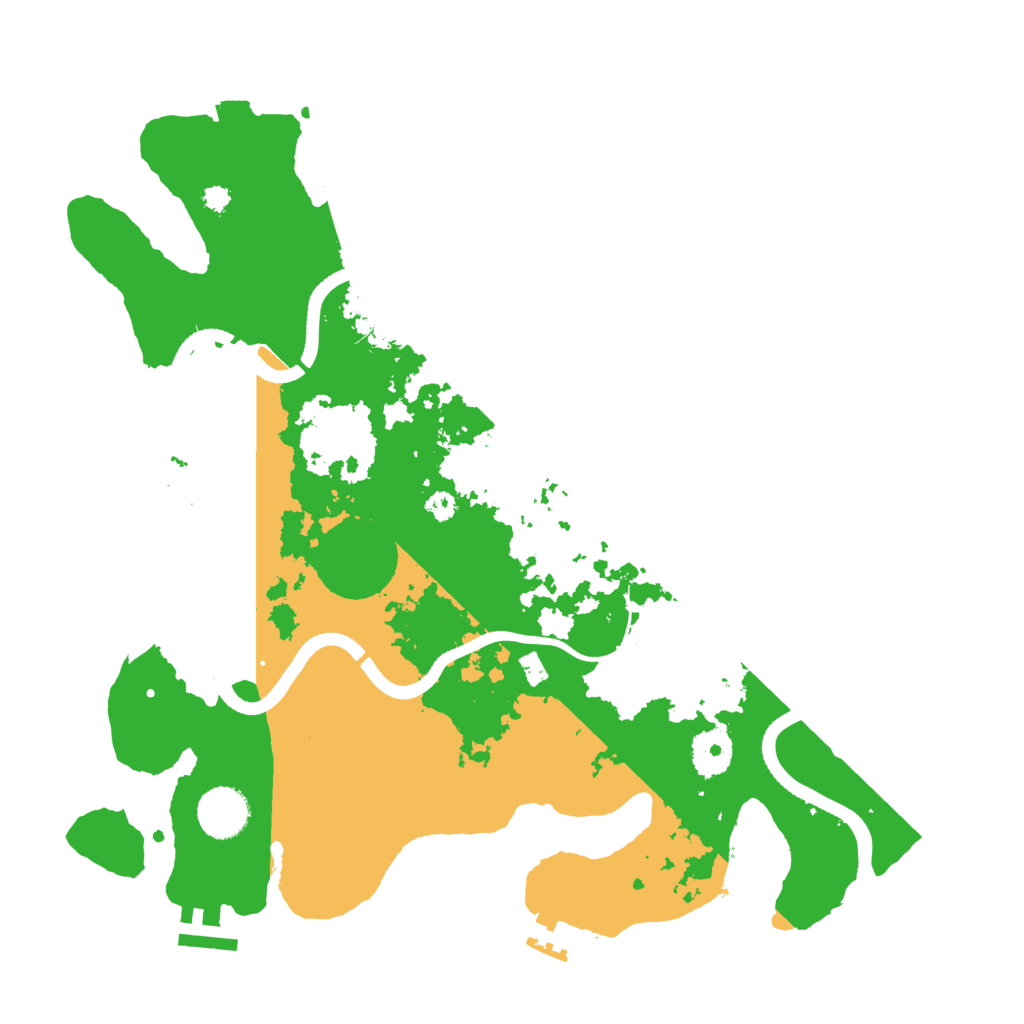 Biome Rust Map: Procedural Map, Size: 3500, Seed: 2050548082