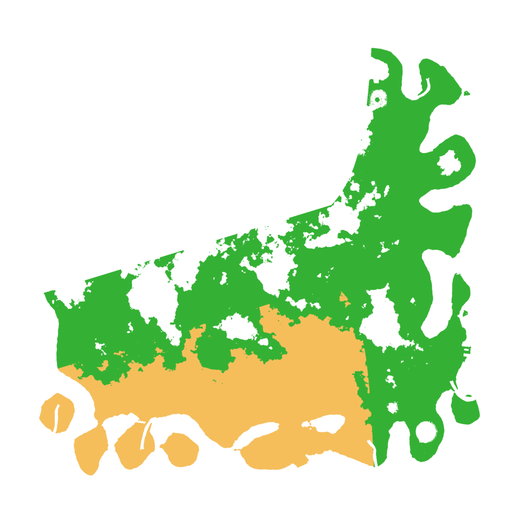 Biome Rust Map: Procedural Map, Size: 4300, Seed: 13733