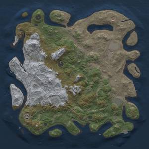 Thumbnail Rust Map: Procedural Map, Size: 4250, Seed: 683756642, 18 Monuments