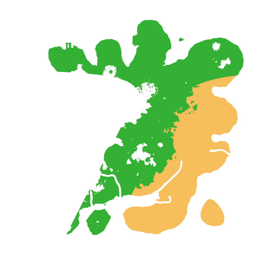 Biome Rust Map: Procedural Map, Size: 3000, Seed: 1676835572