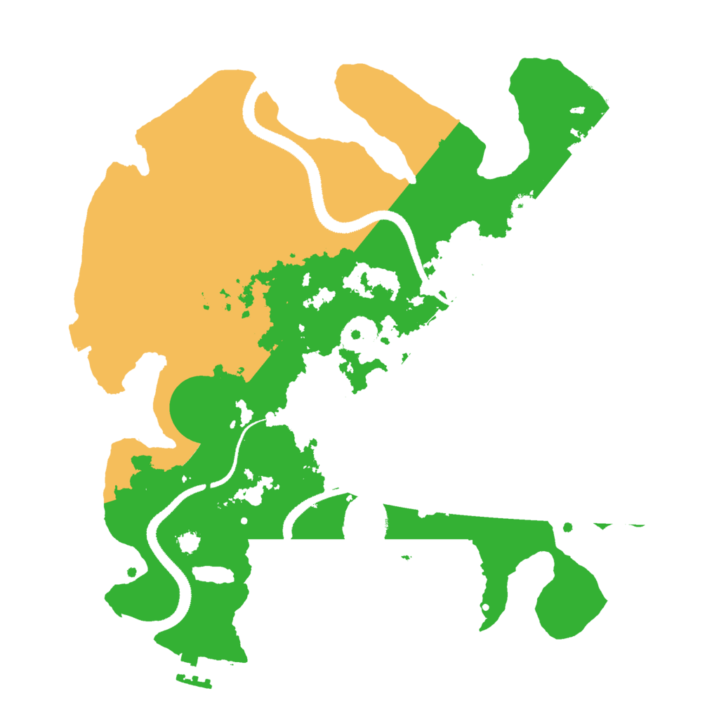 Biome Rust Map: Procedural Map, Size: 3000, Seed: 1011574477