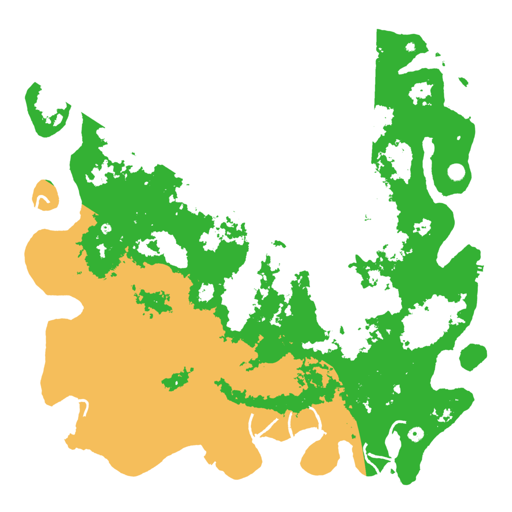 Biome Rust Map: Procedural Map, Size: 5155, Seed: 1228004