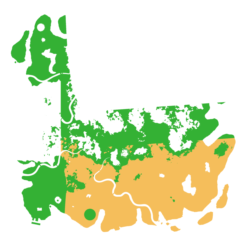 Biome Rust Map: Procedural Map, Size: 5539, Seed: 3303295
