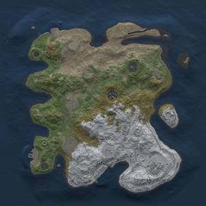 Thumbnail Rust Map: Procedural Map, Size: 3000, Seed: 897212765, 12 Monuments