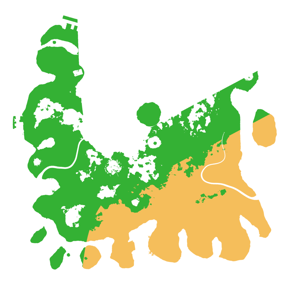 Biome Rust Map: Procedural Map, Size: 3500, Seed: 535381392