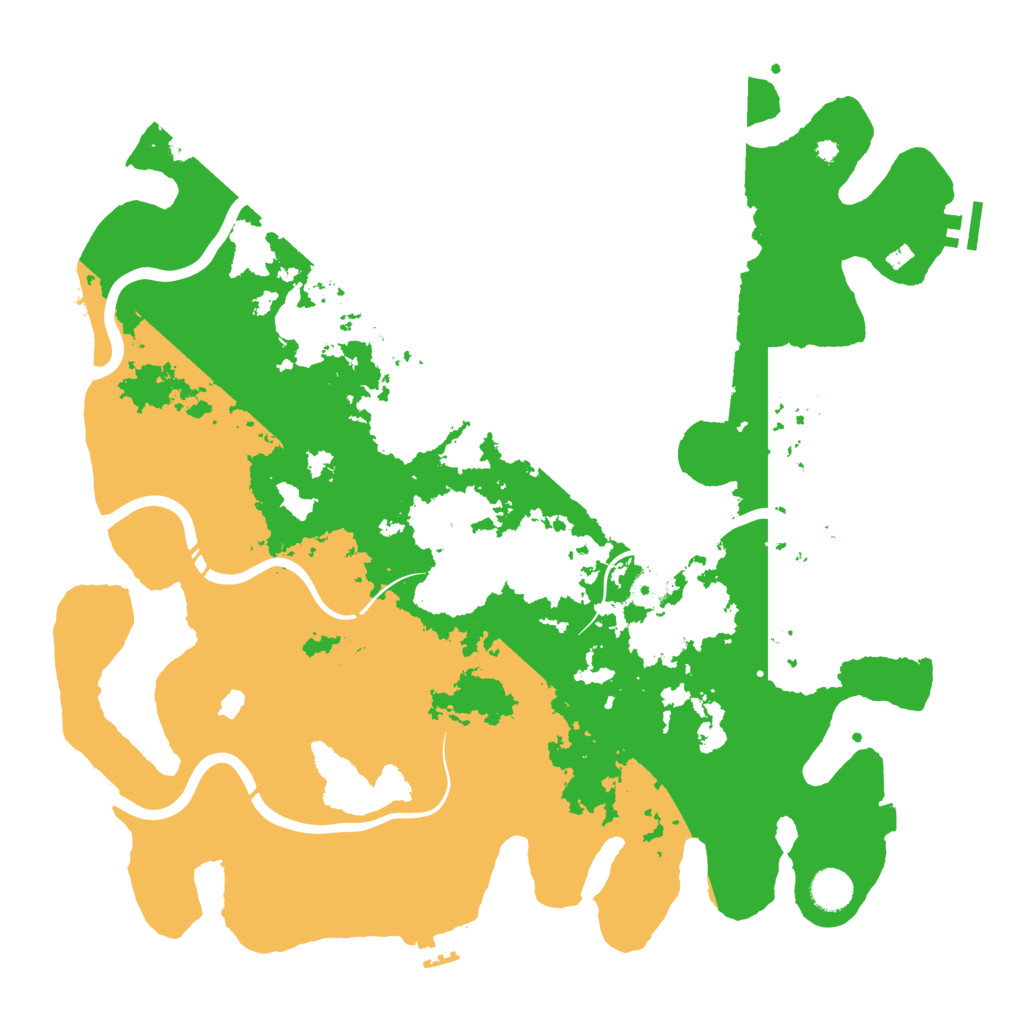 Biome Rust Map: Procedural Map, Size: 4250, Seed: 805495780