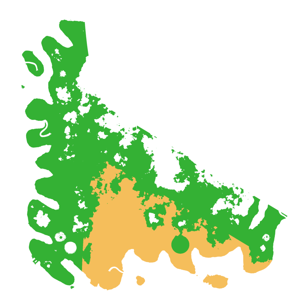 Biome Rust Map: Procedural Map, Size: 4500, Seed: 1999215888