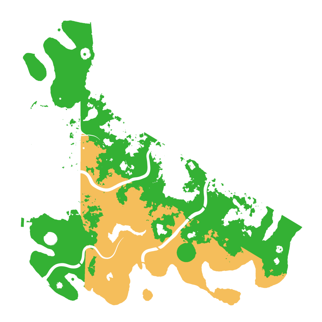 Biome Rust Map: Procedural Map, Size: 4500, Seed: 1999215888