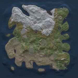 Thumbnail Rust Map: Procedural Map, Size: 3800, Seed: 239978595, 19 Monuments