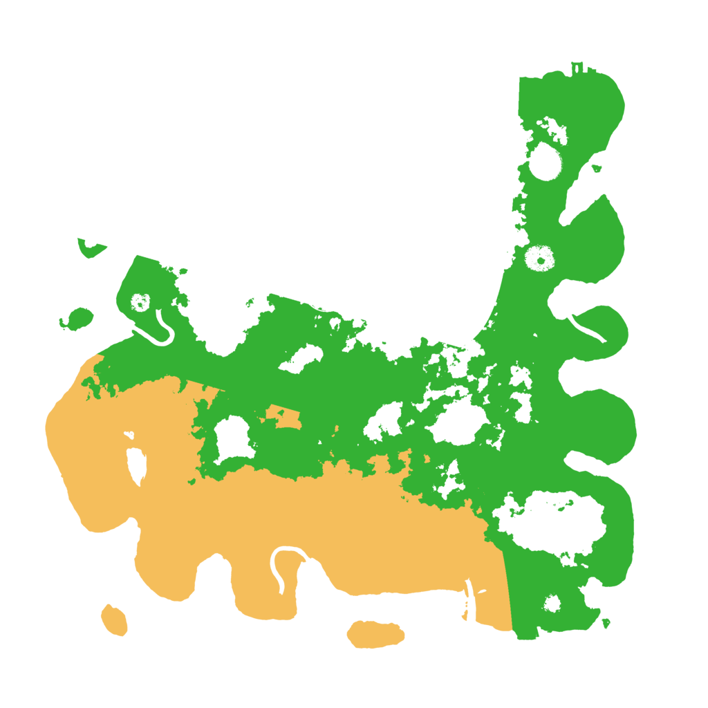 Biome Rust Map: Procedural Map, Size: 3800, Seed: 239978595