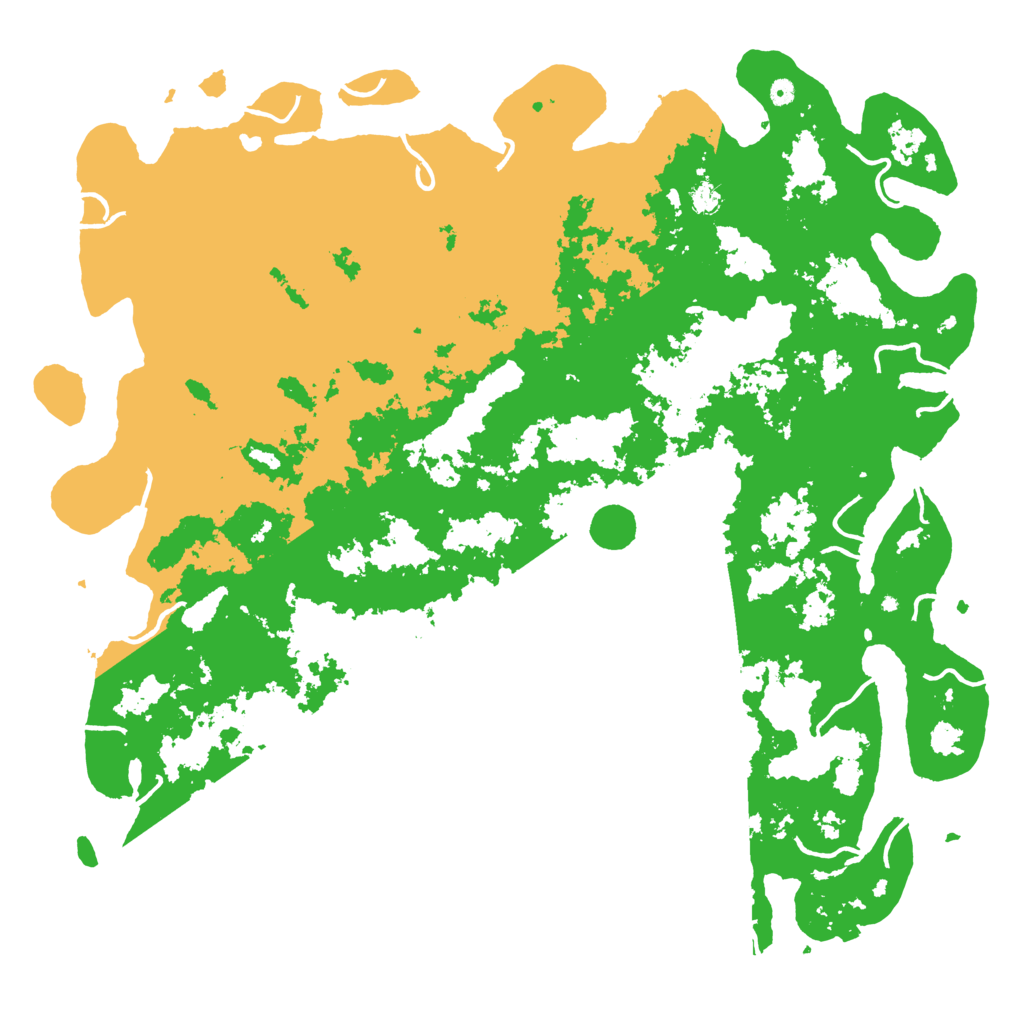 Biome Rust Map: Procedural Map, Size: 6000, Seed: 100956696