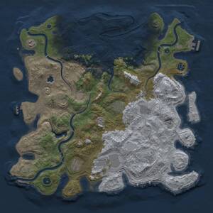 Thumbnail Rust Map: Procedural Map, Size: 4250, Seed: 71246, 15 Monuments