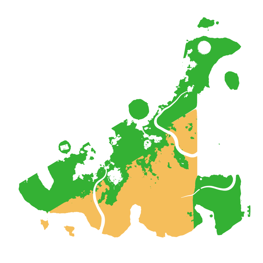 Biome Rust Map: Procedural Map, Size: 3500, Seed: 1196534377