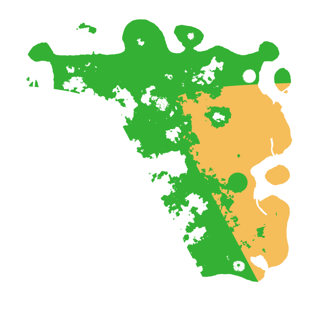 Biome Rust Map: Procedural Map, Size: 4200, Seed: 84679176