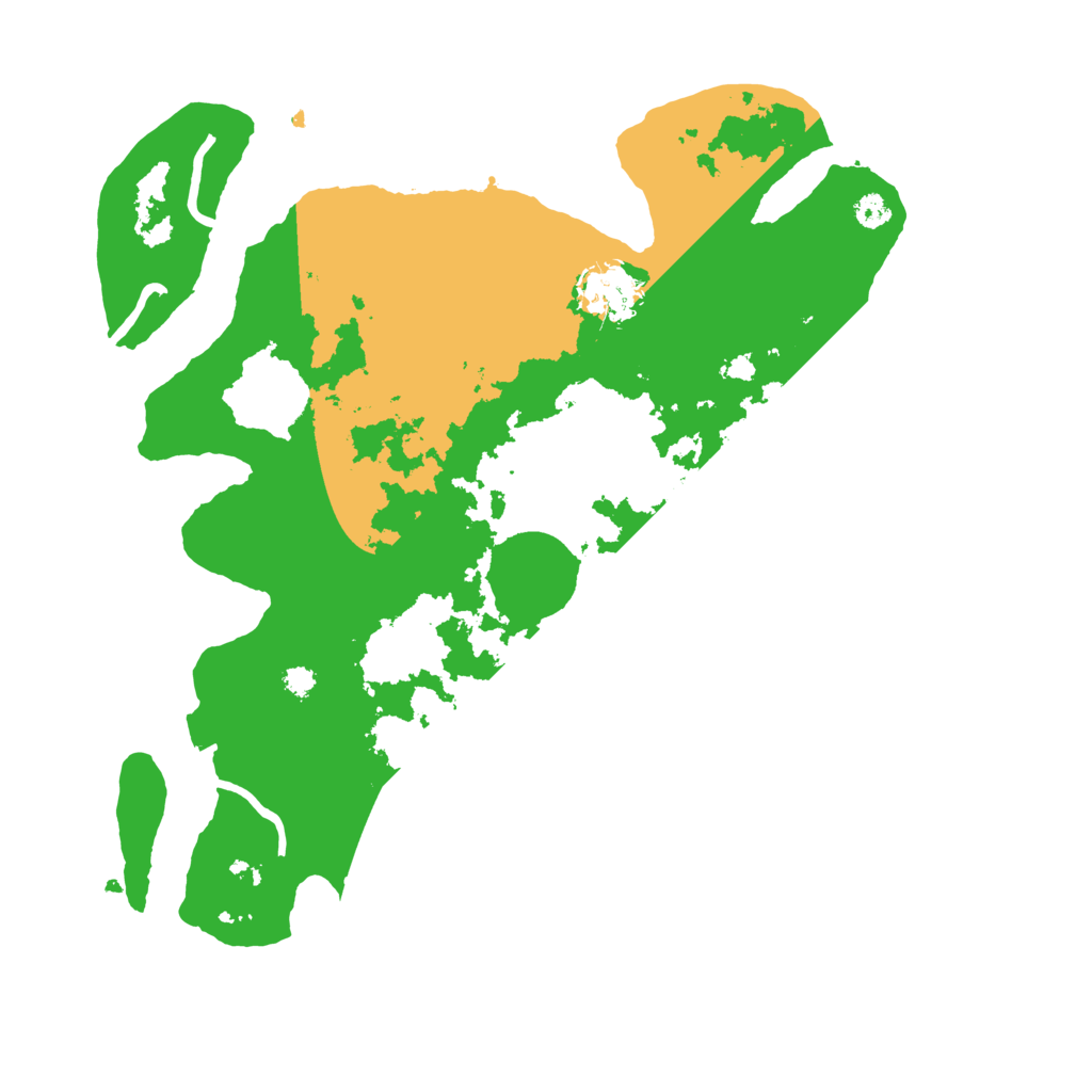 Biome Rust Map: Procedural Map, Size: 3300, Seed: 463521556