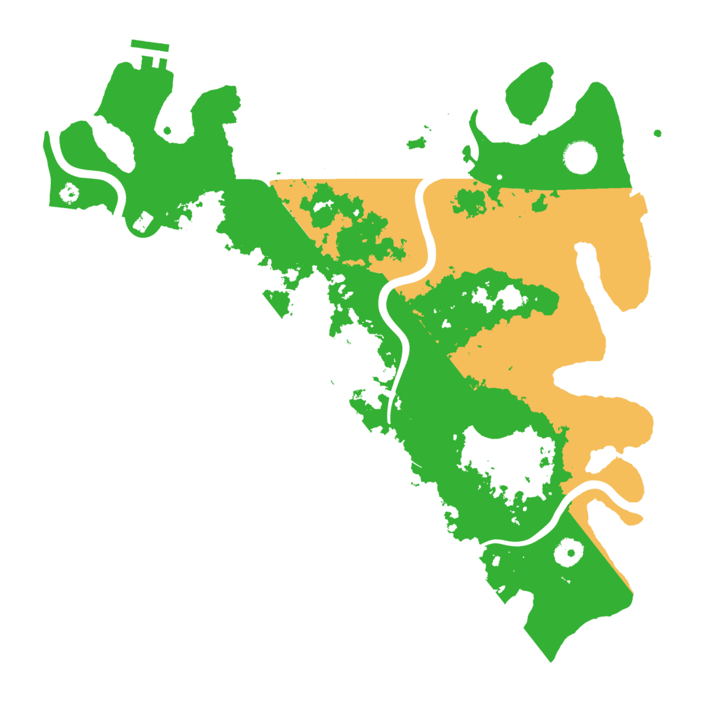 Biome Rust Map: Procedural Map, Size: 3800, Seed: 137295