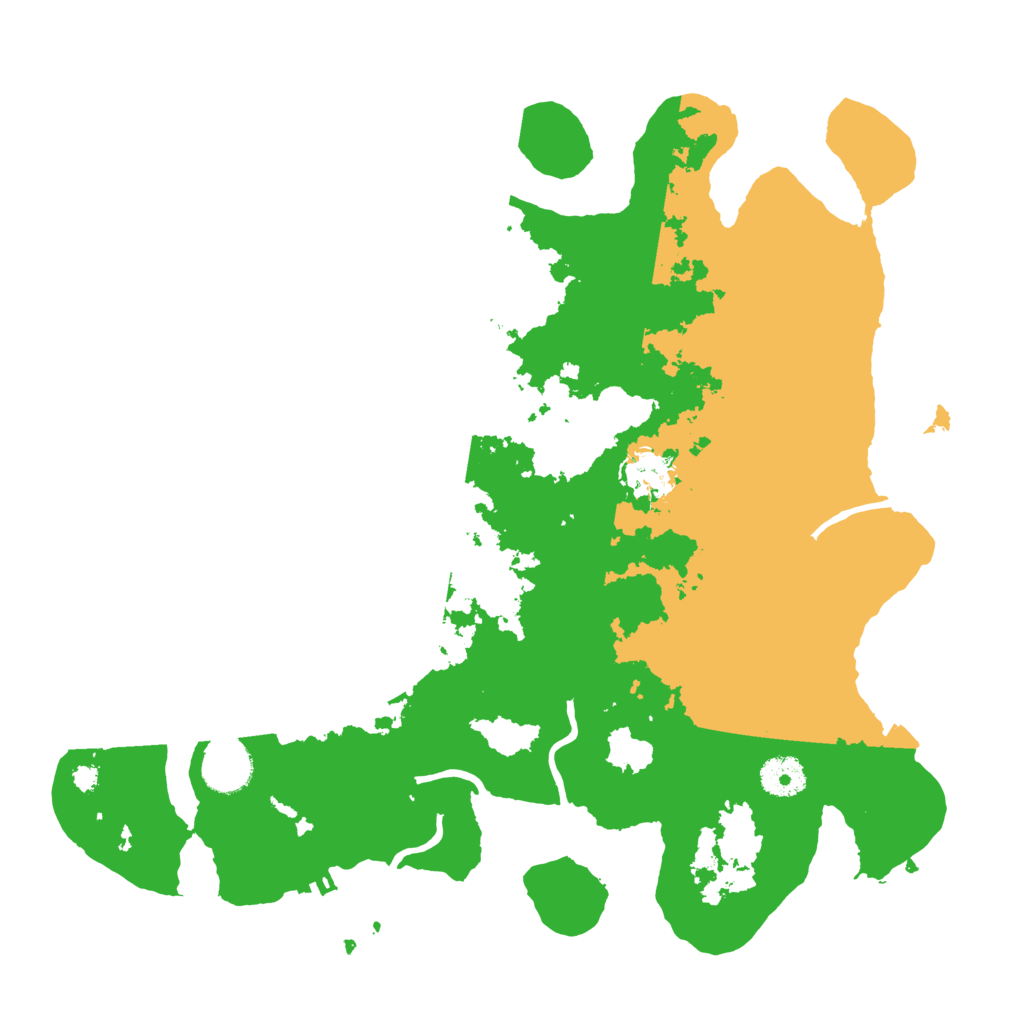 Biome Rust Map: Procedural Map, Size: 3600, Seed: 743730